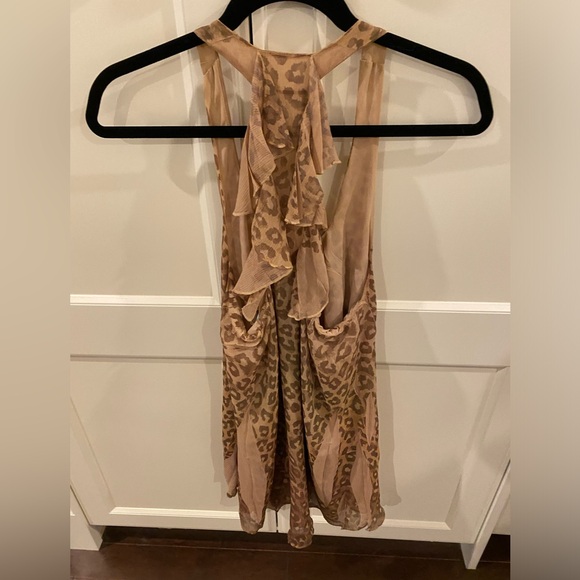 Guess by Marciano Polyester Sleeveless Blouse Full a Flouncy Size Medium - Picture 2 of 8